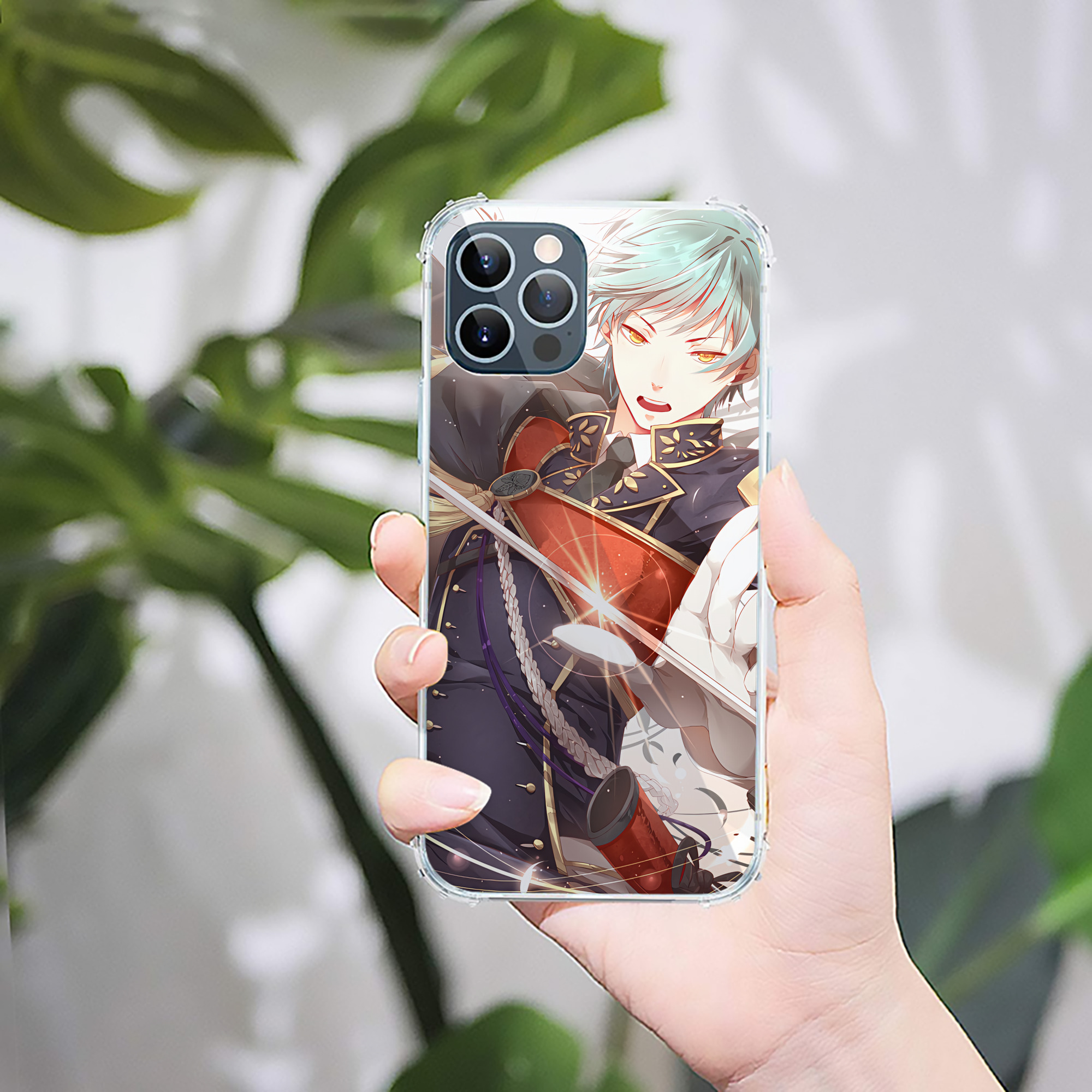 （画像用） 刀剣乱舞 Touken Ranbu 【iPhone 12シリーズ対応】透明スマホケース（クリアソフトケース）